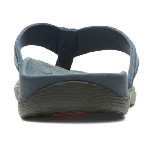 VIONIC Wave Navy Webbing Sandals Size 9M Orthotic Comfort - Picture 9 of 13